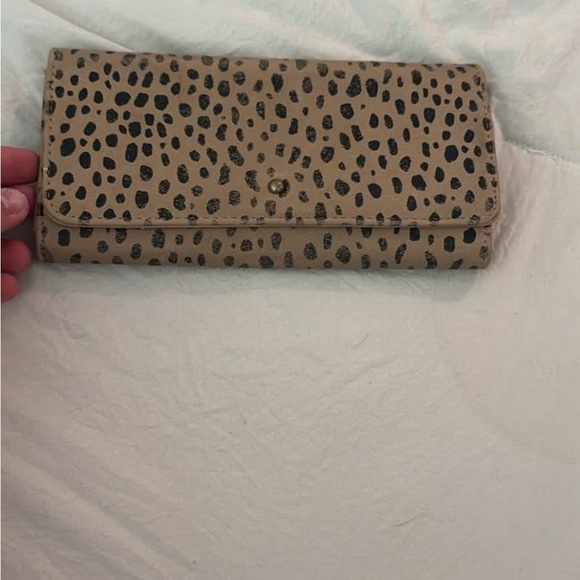 Target Tan and Black Animal Print Women's Wallet - Picture 1 of 2